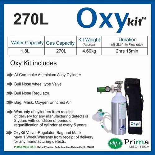 1.8 Litre Medical Aluminum Cylinder